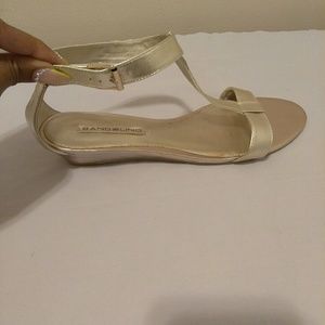 Bandolino Gold Sandals size 10